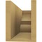 Ekena Millwork 6in. W x 8in. H x 20in. L Ridgewood Woodgrain TimberThane Rafter Tail, Primed Tan RFTUR06X08X20RIDRCPR - alternate 4